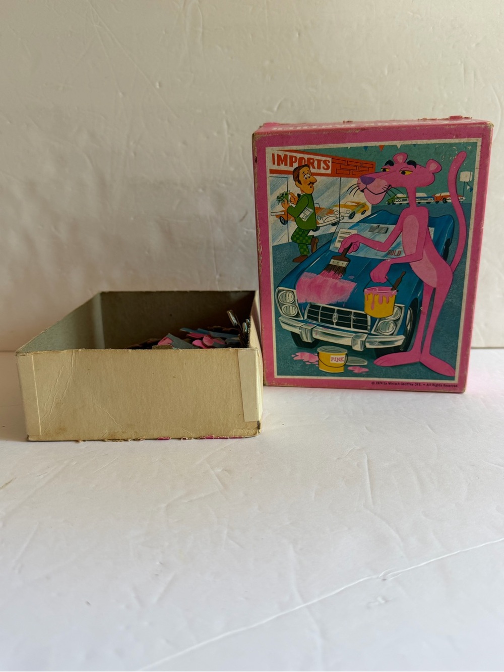 Vintage 1974 Whitman The Pink Panther 100 Piece Jigsaw Puzzle 14x18 Complete